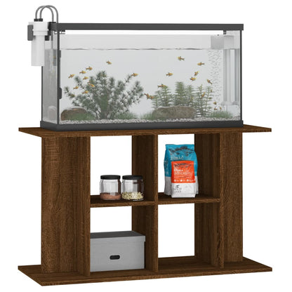 Akvariumstativ brun eik 100x40x60 cm konstruert tre