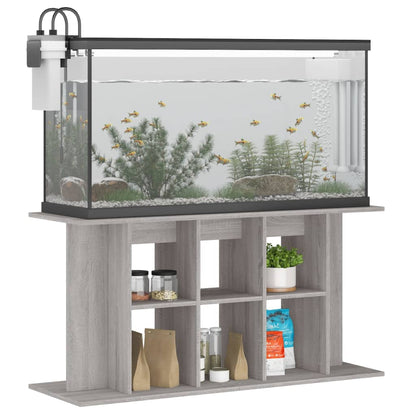 Akvariumstativ grå sonoma 120x40x60 cm konstruert tre