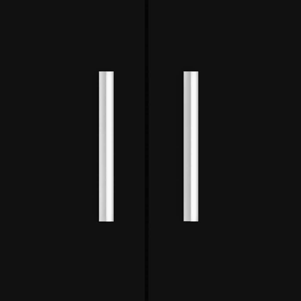 Akvariumstativ svart 81x36x73 cm konstruert tre