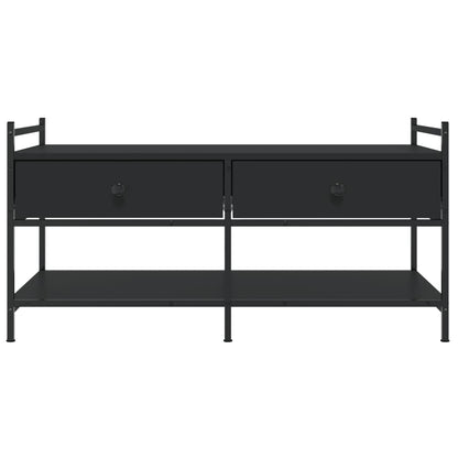 Salongbord svart 99x50x50 cm konstruert tre