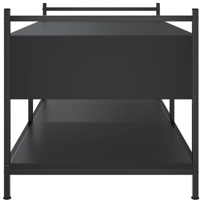 Salongbord svart 99x50x50 cm konstruert tre