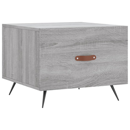 Salongbord 2 stk grå sonoma 50x50x40 cm konstruert tre