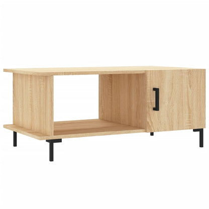 Salongbord sonoma eik 90x50x40 cm konstruert tre