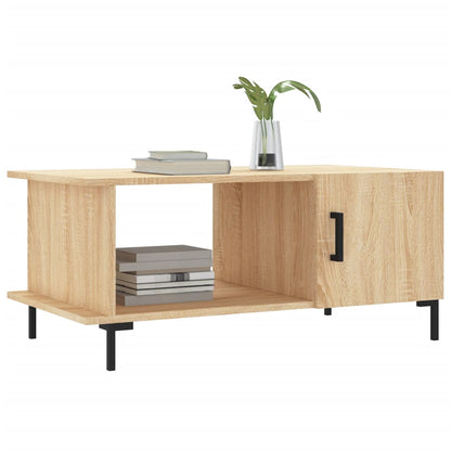 Salongbord sonoma eik 90x50x40 cm konstruert tre