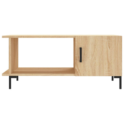 Salongbord sonoma eik 90x50x40 cm konstruert tre