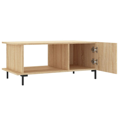 Salongbord sonoma eik 90x50x40 cm konstruert tre