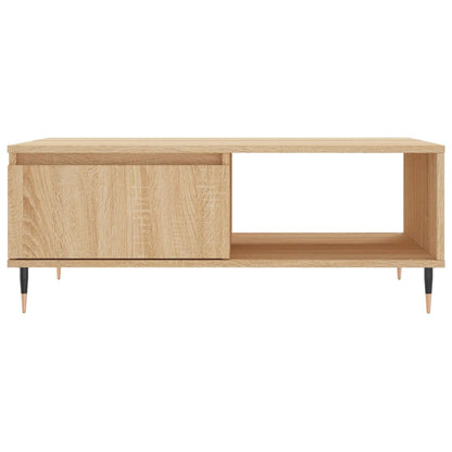 Salongbord sonoma eik 90x60x35 cm konstruert tre