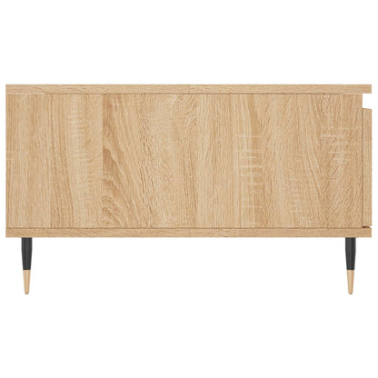 Salongbord sonoma eik 90x60x35 cm konstruert tre