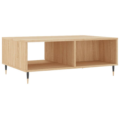 Salongbord sonoma eik 90x60x35 cm konstruert tre