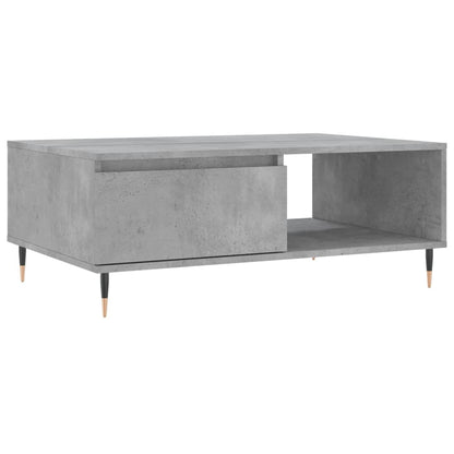 Salongbord betonggrå 90x60x35 cm konstruert tre