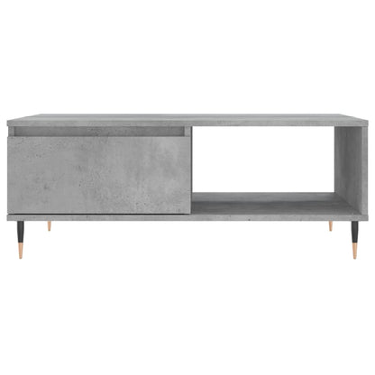 Salongbord betonggrå 90x60x35 cm konstruert tre