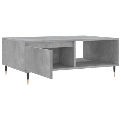 Salongbord betonggrå 90x60x35 cm konstruert tre