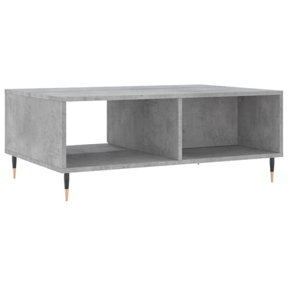 Salongbord betonggrå 90x60x35 cm konstruert tre