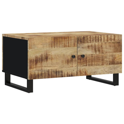 Salongbord 80x50x40 cm heltre mango og konstruert tre