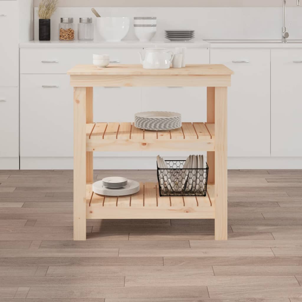 Arbeidsbenk 78,5x50x80 cm heltre furu