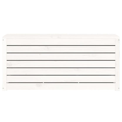 Hagekasse hvit 101x50,5x46,5 cm heltre furu