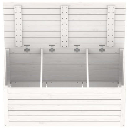 Hagekasse hvit 101x50,5x46,5 cm heltre furu