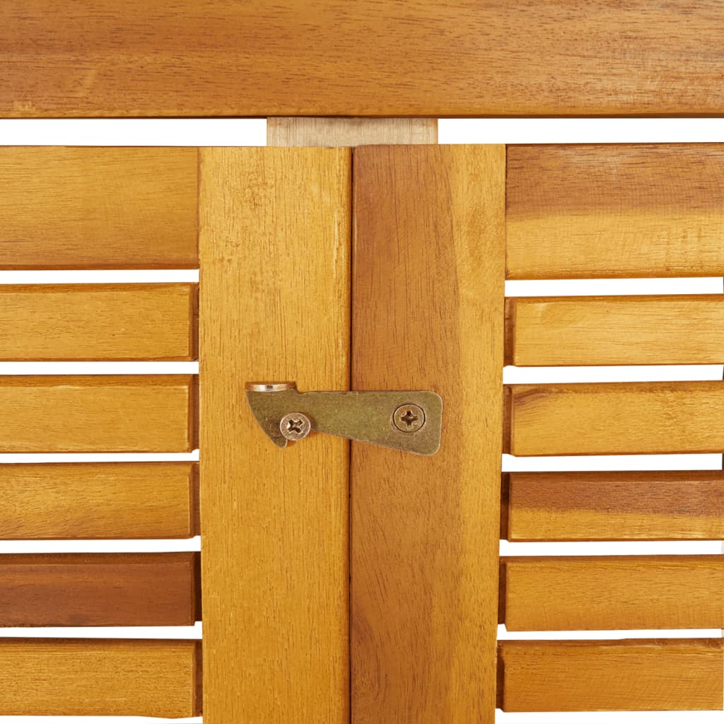 Enkelt søppeldunkskur 70x89x117 cm heltre akasie