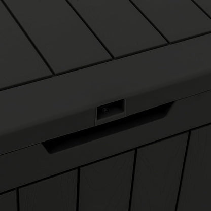 Hageoppbevaringsboks svart 55,5x43x53 cm polypropylen