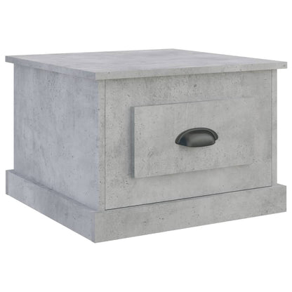 Salongbord betonggrå 50x50x35 cm konstruert tre