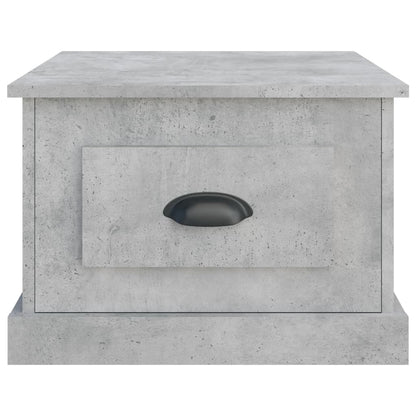 Salongbord betonggrå 50x50x35 cm konstruert tre