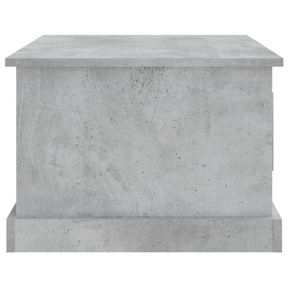 Salongbord betonggrå 50x50x35 cm konstruert tre