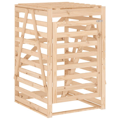 Søppeldunkskur 84x90x128,5 cm heltre furu