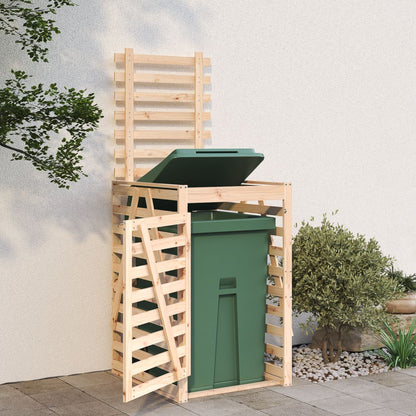 Søppeldunkskur 84x90x128,5 cm heltre furu