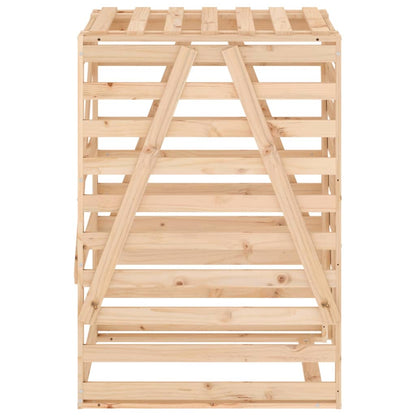 Søppeldunkskur 84x90x128,5 cm heltre furu