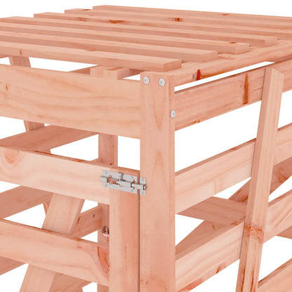 Søppeldunkskur 84x90x128,5 cm heltre douglasgran