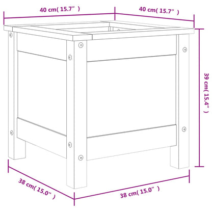 Hageplantekasse 40x40x39 cm heltre douglasgran