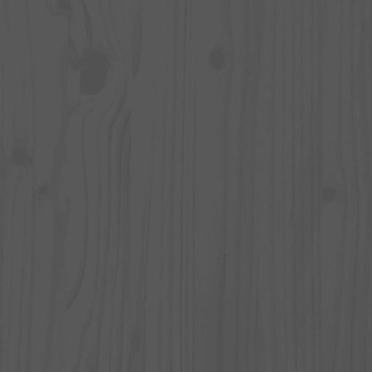 Hageplantekasse grå 82,5x82,5x78 cm heltre furu