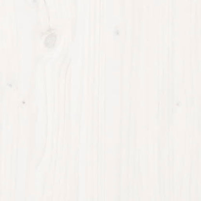 Hageplantekasse 4 etasjer 106x104,5x36 cm hvit heltre furu