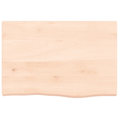 Benkeplate til bad 60x40x(2-4) cm ubehandlet heltre