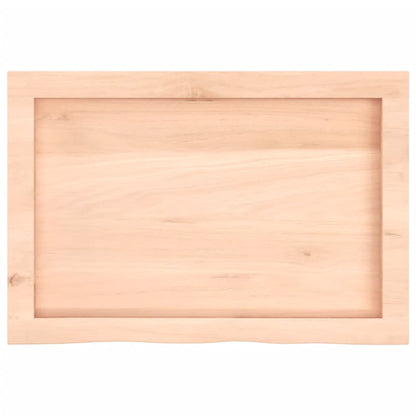 Benkeplate til bad 60x40x(2-4) cm ubehandlet heltre