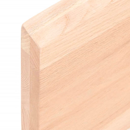 Benkeplate til bad 60x40x(2-4) cm ubehandlet heltre