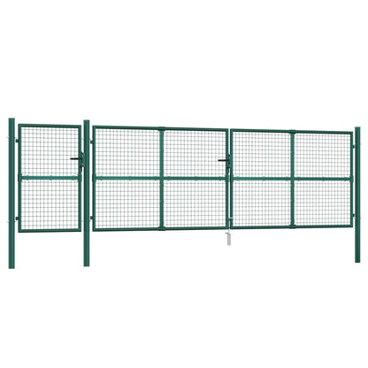 Hageport netting grønn 500x175 cm galvanisert stål