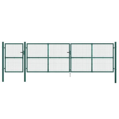 Hageport netting grønn 500x175 cm galvanisert stål
