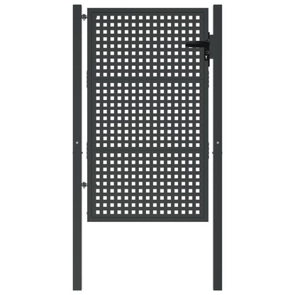 Hageport antrasitt 105x175 cm stål