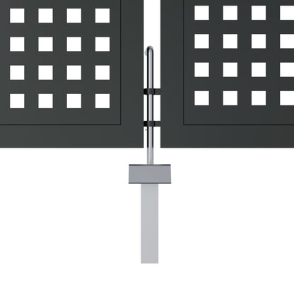 Hageport antrasitt 300x125 cm stål