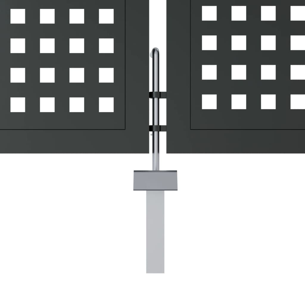 Hageport antrasitt 300x150 cm stål