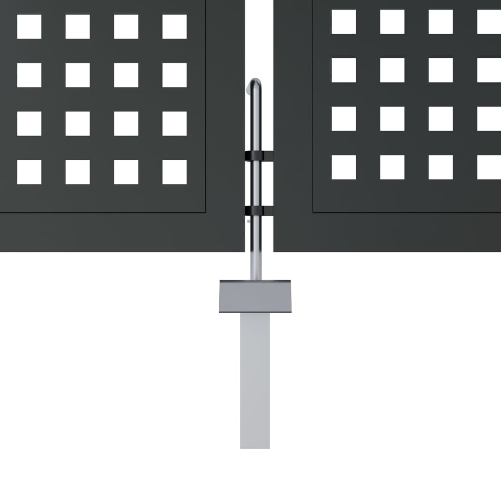 Hageport antrasitt 300x200 cm stål
