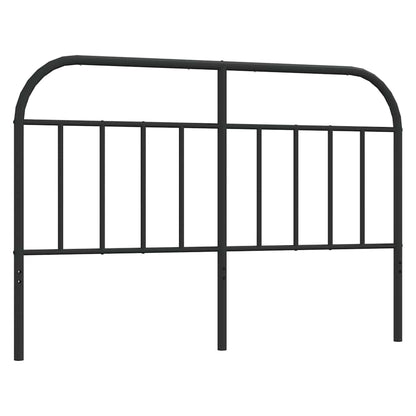 Sengegavl i metall svart 150 cm
