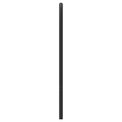 Sengegavl i metall svart 150 cm