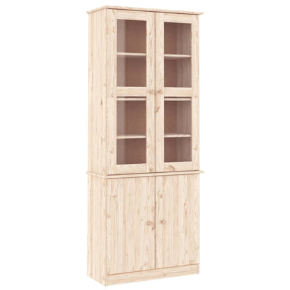 Vitrine ALTA 77x35x186,5 cm heltre furu