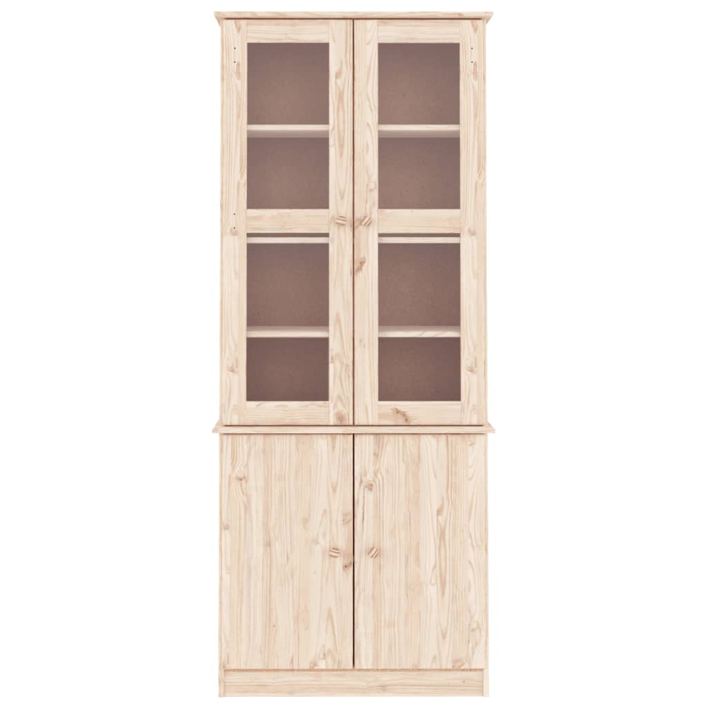 Vitrine ALTA 77x35x186,5 cm heltre furu