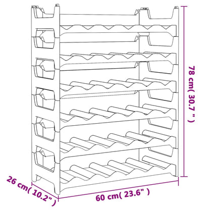 Vinstativ for 36 flasker PP stablebar