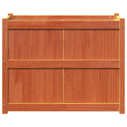 Hageplantekasse voksbrun 90x50x70 cm heltre furu