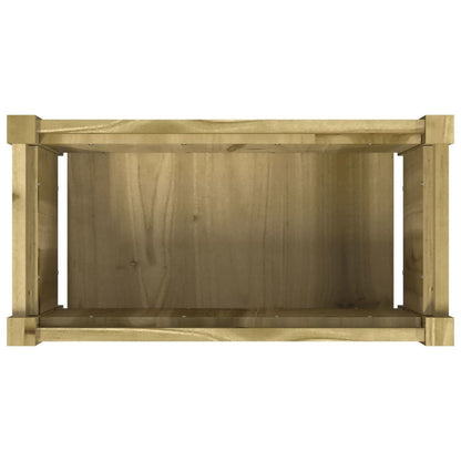Hageplantekasse 60x31x31 cm impregnert furu