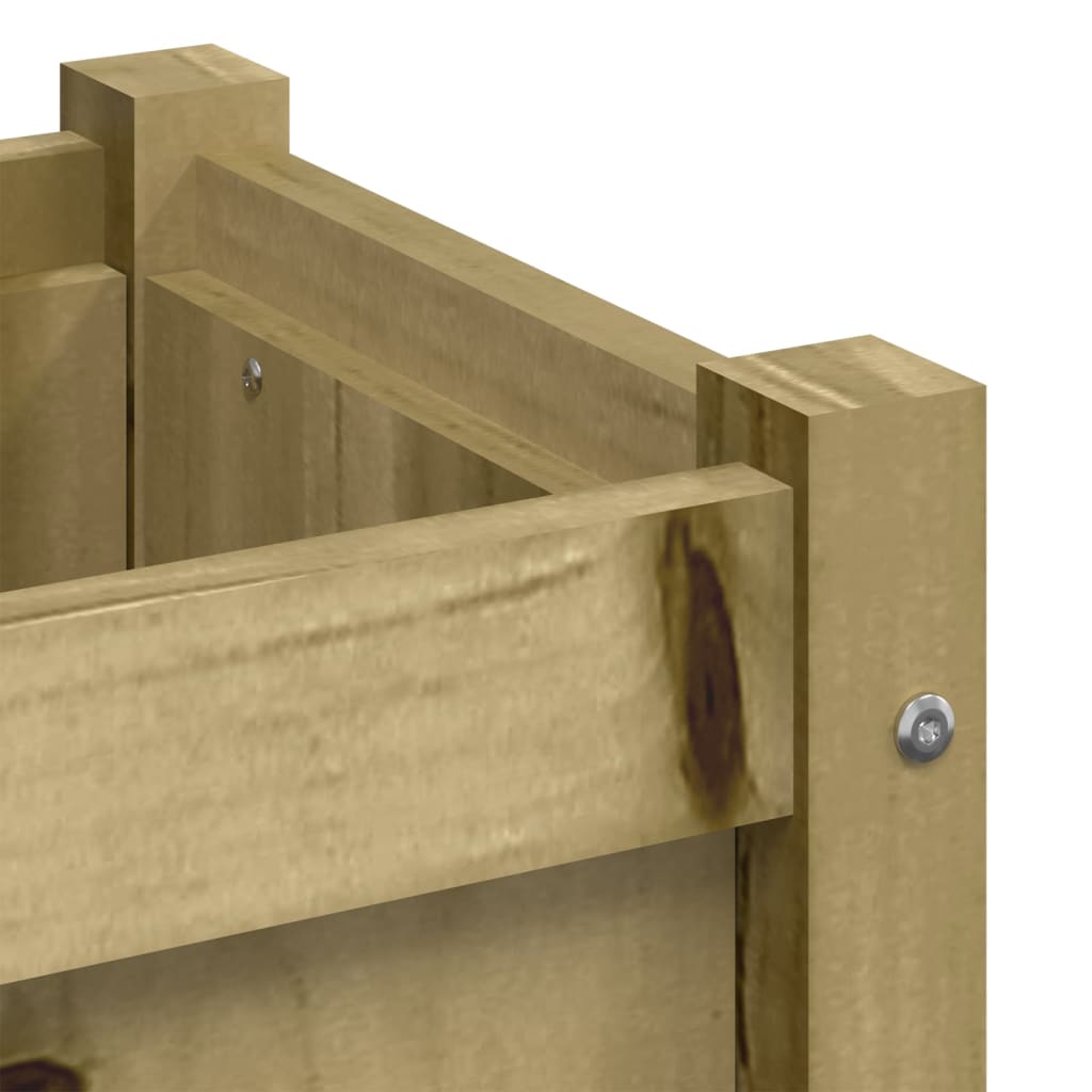 Hageplantekasse 60x31x31 cm impregnert furu